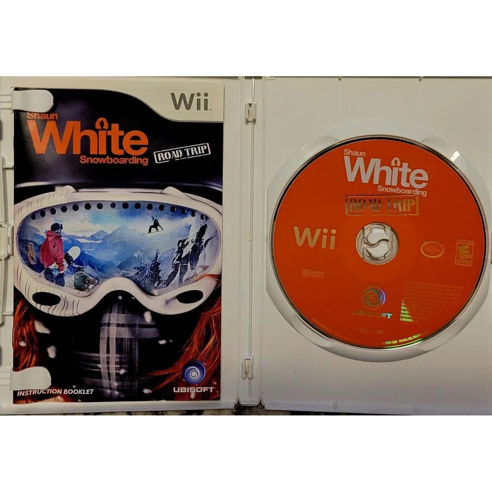 Nintendo Wii: Shaun White Snowboarding: Road Trip,CIB, MANUAL, Tested,FAST SHIPP